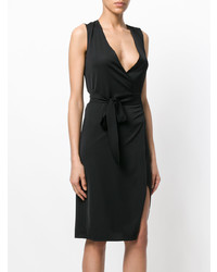 Черное платье с запахом от Murmur