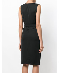 Черное платье с запахом от Murmur