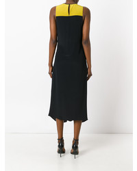 Черное платье с запахом от Christopher Kane