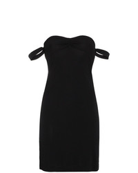 Черное платье с открытыми плечами от Beau Souci