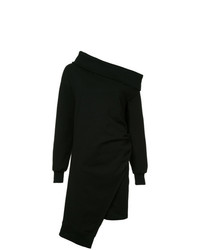 Черное платье с открытыми плечами от Goen.J