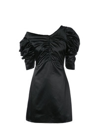 Черное платье с открытыми плечами от Isa Arfen