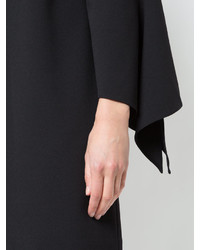 Черное платье с открытыми плечами от Tibi