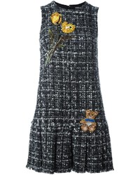 Черное платье с пайетками от Dolce & Gabbana