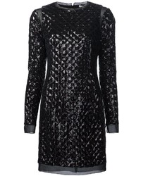 Черное платье с пайетками от Ungaro