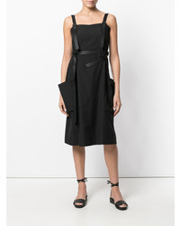 Черное платье с пышной юбкой от Tomas Maier