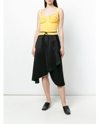 Черное платье с пышной юбкой от JW Anderson