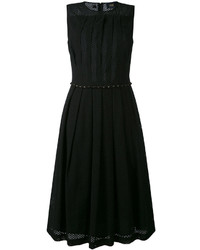 Черное платье с пышной юбкой от Class Roberto Cavalli