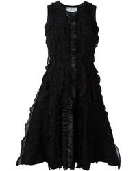 Черное платье с пышной юбкой от Dsquared2