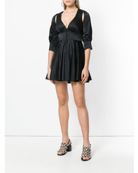 Черное платье с пышной юбкой от Parlor