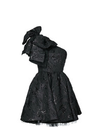 Черное платье с пышной юбкой от MSGM