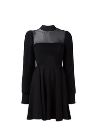 Черное платье с пышной юбкой от Philipp Plein
