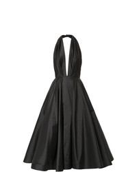 Черное платье с пышной юбкой от Romona Keveza