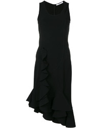 Черное платье с рюшами от Givenchy