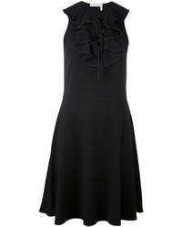Черное платье с рюшами от See by Chloe