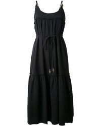 Черное платье с украшением от Stella McCartney