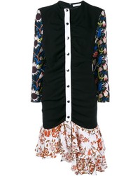 Черное платье с цветочным принтом от J.W.Anderson