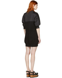Черное платье-свитер от Sacai