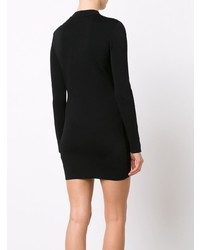 Черное платье-свитер от Neil Barrett