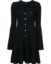 Черное платье-свитер от Derek Lam