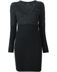 Черное платье-свитер от Diesel