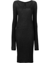 Черное платье-свитер от Isabel Benenato