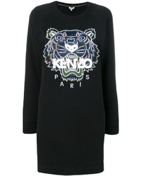 Черное платье-свитер от Kenzo