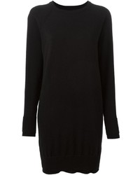 Черное платье-свитер от Maison Margiela