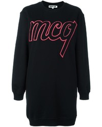 Черное платье-свитер от McQ by Alexander McQueen