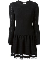 Черное платье-свитер от RED Valentino