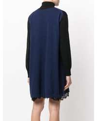 Черное платье-свитер от Sacai