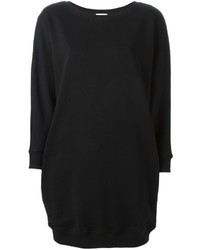 Черное платье-свитер от Saint Laurent
