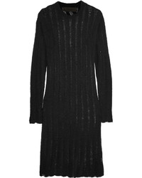 Черное платье-свитер от The Elder Statesman