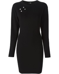 Черное платье-свитер от Versus