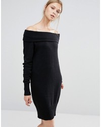 Черное платье-свитер от Vila