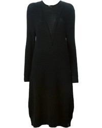 Черное платье-свитер от Y-3