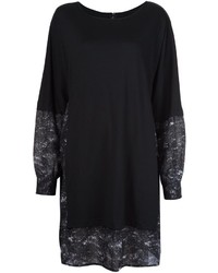Черное платье-свитер от Y's
