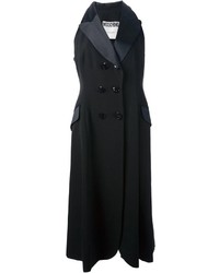Черное платье-смокинг от Moschino