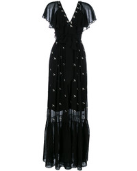 Черное платье со звездами от Temperley London