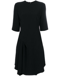 Черное платье со складками от Stella McCartney