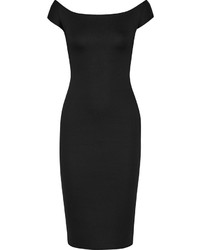 Черное платье-футляр с вырезом от Antonio Berardi