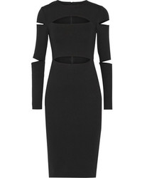 Черное платье-футляр с вырезом от Cushnie et Ochs