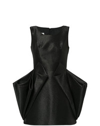 Черное платье-футляр с геометрическим рисунком от Isabel Sanchis