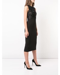 Черное платье-футляр с пайетками от Jason Wu Collection