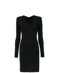 Черное платье-футляр с принтом от Tufi Duek
