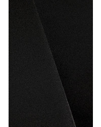 Черное платье-футляр с рюшами от Balmain
