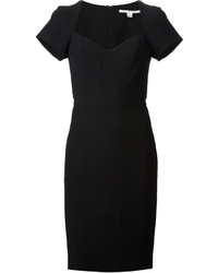 Черное платье-футляр от Diane von Furstenberg