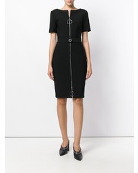 Черное платье-футляр от Mugler