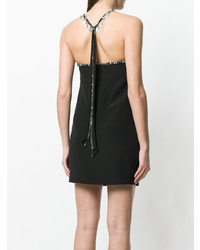 Черное платье-футляр от Saint Laurent