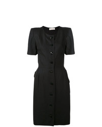 Черное платье-футляр от Nina Ricci Vintage